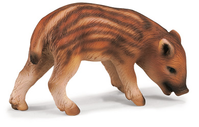 schleich Young Boar Grazing