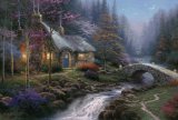 Schmidt Spiele Jigsaw Puzzle by Thomas Kinkade - Twilight Cottage - 500 Pieces