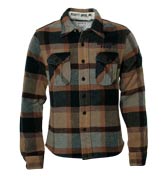 Beige Check Long Sleeve Shirt