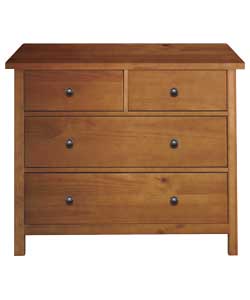 Schreiber Timeless 2   2 Drawer Chest - Oak