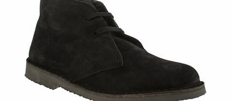 schuh Black Baldwin Fleece Boots