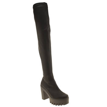 schuh Black Commotion Boots