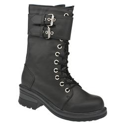 Schuh Female Nova Lace 2-Buck Manmade Upper Alternative in Black