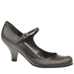 Female Virgo(3) Bar Court Leather Upper Low Heel in Grey, Pink