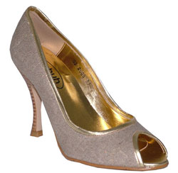 SCHUH FIONA HESSIAN PEEP