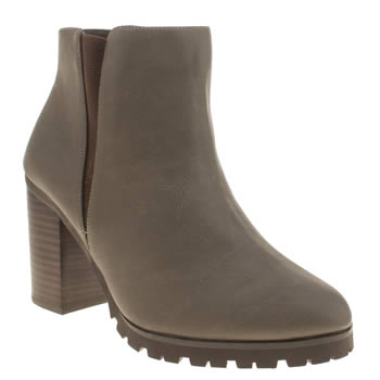 schuh Khaki Comet Boots