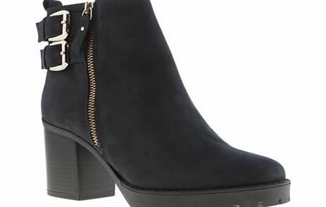 schuh Navy Clique Boots