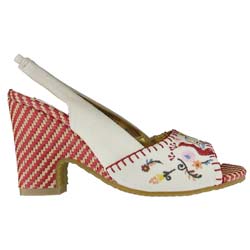 SCHUH ODETTE EMB S/BACK