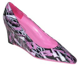 SCHUH OOZE LIPSTICK WEDGE