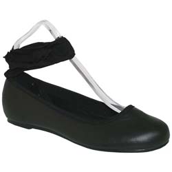 SCHUH SWAN TIE BALLERINA