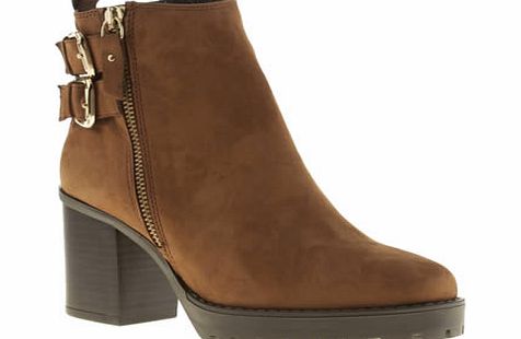 schuh Tan Clique Boots