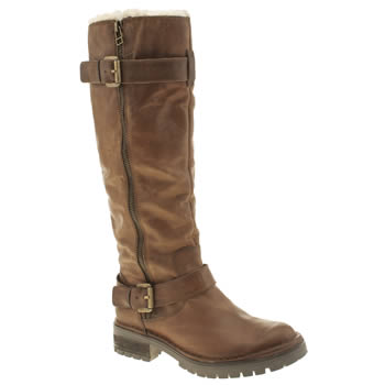 schuh Tan Fast Lane Boots