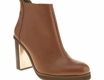 schuh Tan Flash Boots