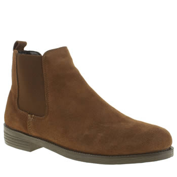 schuh Tan Prompt Boots