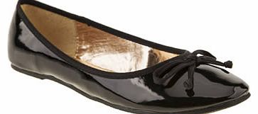 womens schuh black cherie ballerina patent