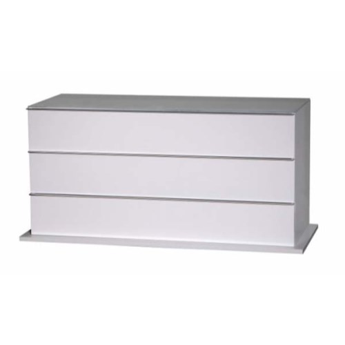 Sciae Moon White 6 Drawer Chest