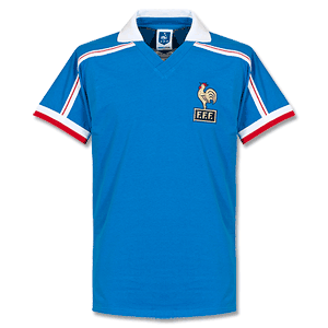 Scoredraw 1986 France Home WC86 Retro Shirt