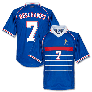 Scoredraw 1998 France Home WC98 Retro Deschamps Shirt