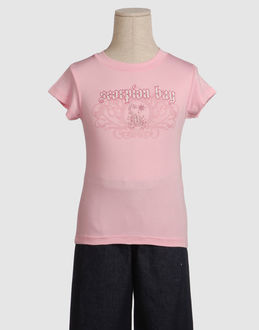 TOP WEAR Short sleeve t-shirts GIRLS on YOOX.COM