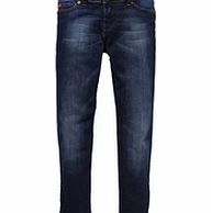 Girls dark wash pure cotton jeans