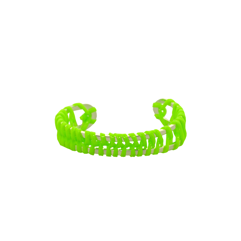 Scoubidou Cuff - Green