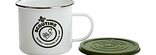 SCOUT Enamel Mug With Lid