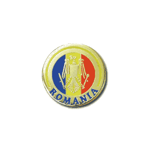 Romania Enamel Pin Badge