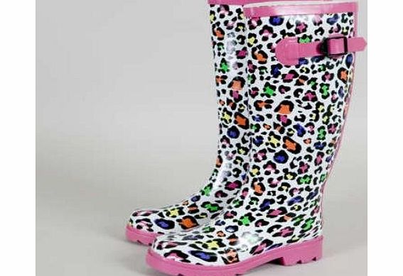 Scribble Adults Dots Color Ladies Wellingtons