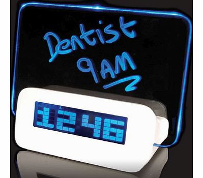 Scribble Message Alarm Clock 3935CX