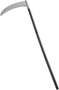 Scythe Plastic Grey and Black 100cm