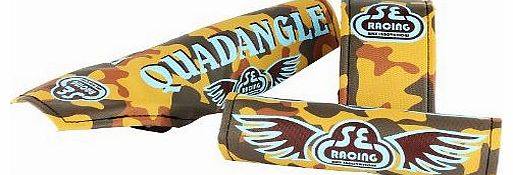 SE Racing Quadangle BMX Pad Set Camo Pad Set Canvas BMX Pads . BMX Padsets