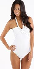 Seafolly Goddess Maillot - White