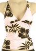 Kauaii seventies padded halterneck tankini top