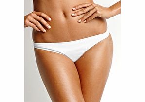 Seafolly Matt Separates Brazilian Pant - White