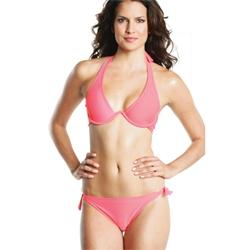 Matt Separates Continuous Underwire Halter - Melon