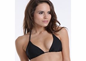 Seafolly Matt Separates Slide Tri Top - Black