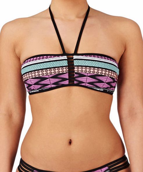 Seafolly Womens Seafolly Future Tribe Bandeau Bikini -