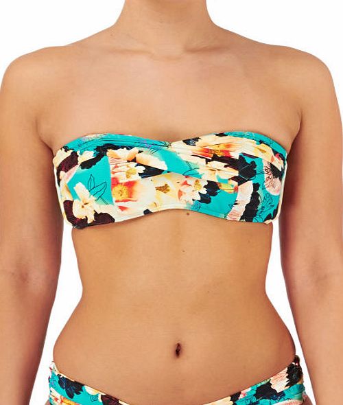 Seafolly Womens Seafolly Kabuki Bloom Bandeau Bustier