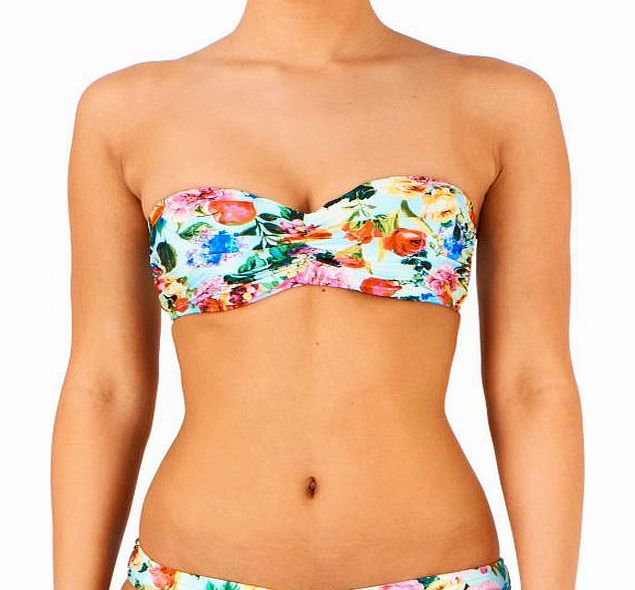 Seafolly Womens Seafolly Summer Garden Bustier Bandeau