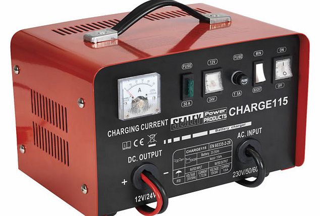 Sealey Battery Charger 19Amp 12/24V 230V CHARGE115