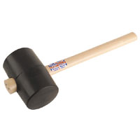 Rubber Mallet 2.5lb Black