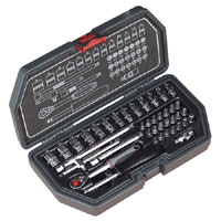 Socket Set 40pc 1/4andquotSq Drive Metric