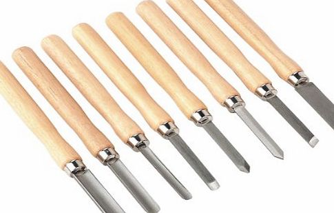 Sealey Wood Turning Chisel Set (8 Pieces)