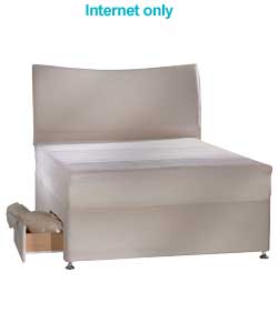 Mirrorform Perfect Rest Double Divan - 2 Drawers