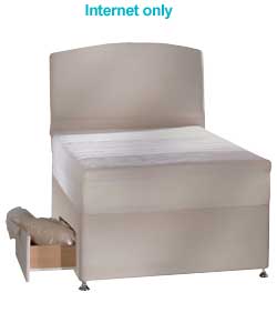 Mirrorform Perfect Rest Single Divan - 2 Drawers