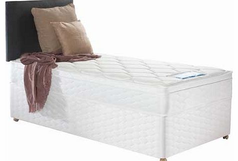 Sealy Siesta 1500 Pocket Single Divan Bed - 2 Drw