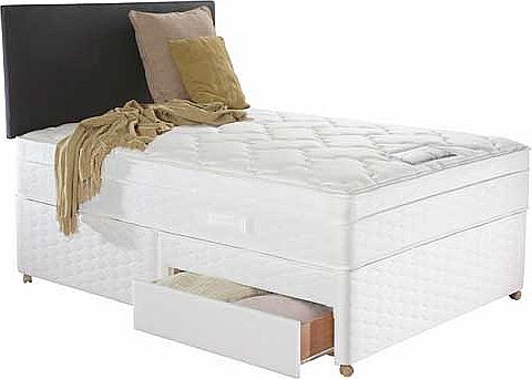 Sealy Siesta 2000 Pocket Double Divan Bed - 2 Drw