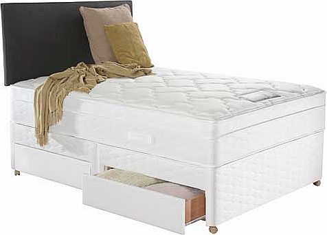 Sealy Siesta 2000 Pocket Double Divan Bed - 4 Drw