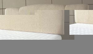 SEALY Trio- Natural Beige Boucle finish- Kingsize headboard