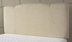 SEALY Trio- Natural Beige Boucle finish- Single headboard